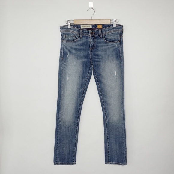 Pilcro | Lightly Distressed Jeans Light Wash | 26 - Picture 6 of 6